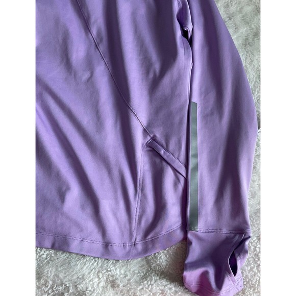 Lucy Tech Activewear Top Women’s Small Long Sleeve 1/2 Zip Pullover Lavender - Picture 6 of 8